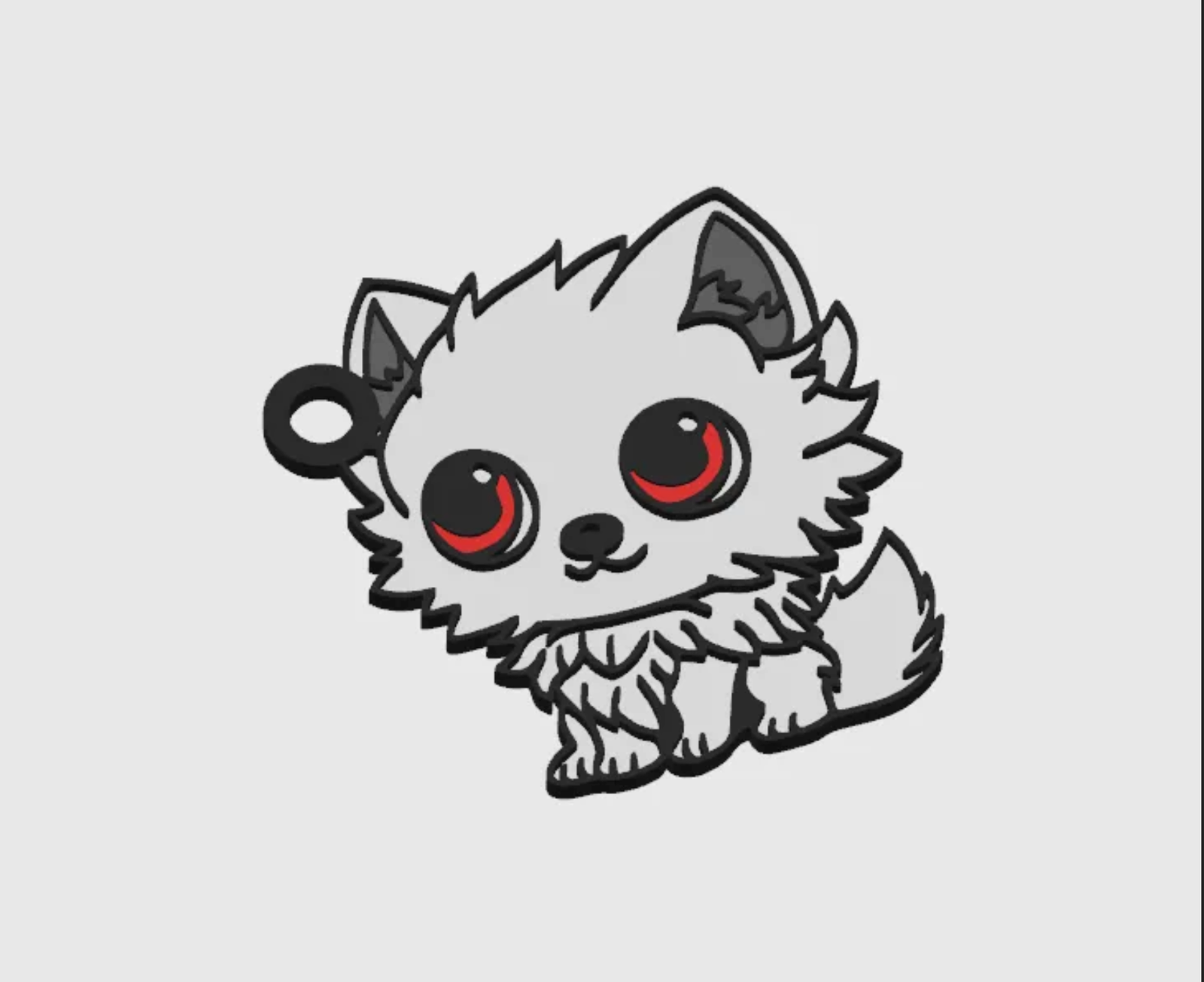 Guerra dos Tronos Chaveiro Fantasma Ghost Game of Thrones GOT - Image 2